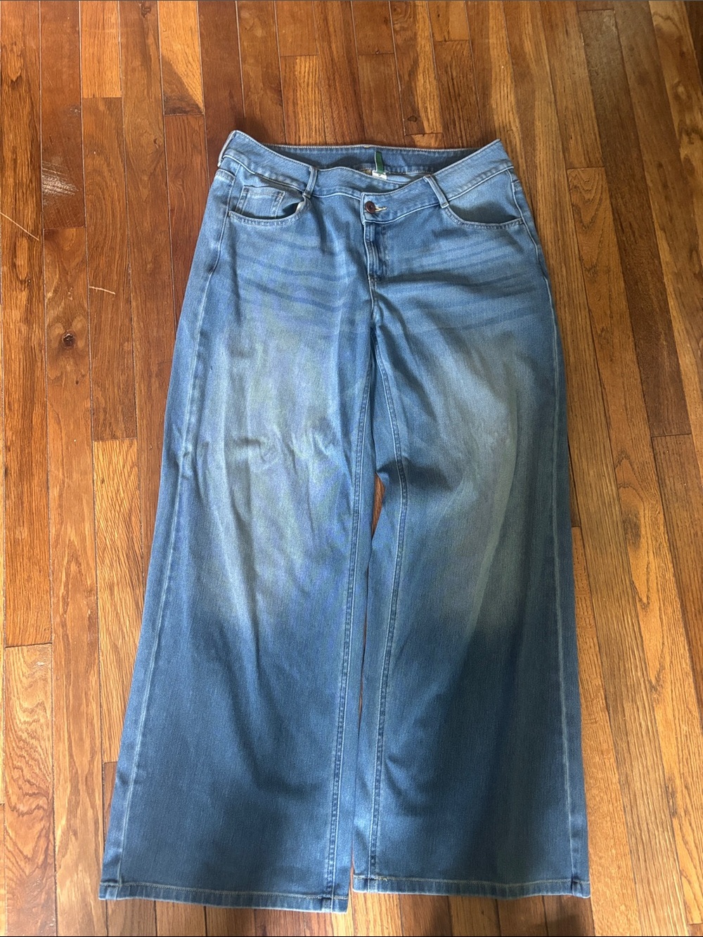 Halara Wide-Leg Light Blue stretchy Women's Jeans